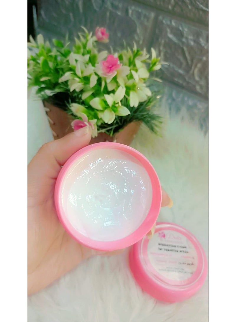 كريم ديدا (Deda) لتفتيح المناطق الحساسة بالألفا أربوتين 2% وفيتامين E - برائحة الفانيليا والآيس كريم - 50 مل - Image 3